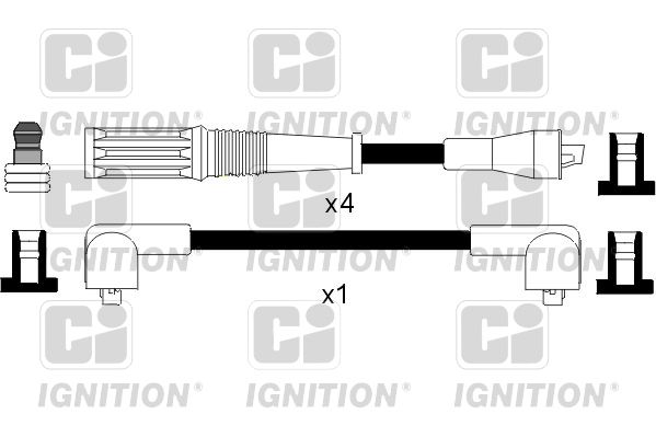 QUINTON HAZELL Комплект проводов зажигания XC539